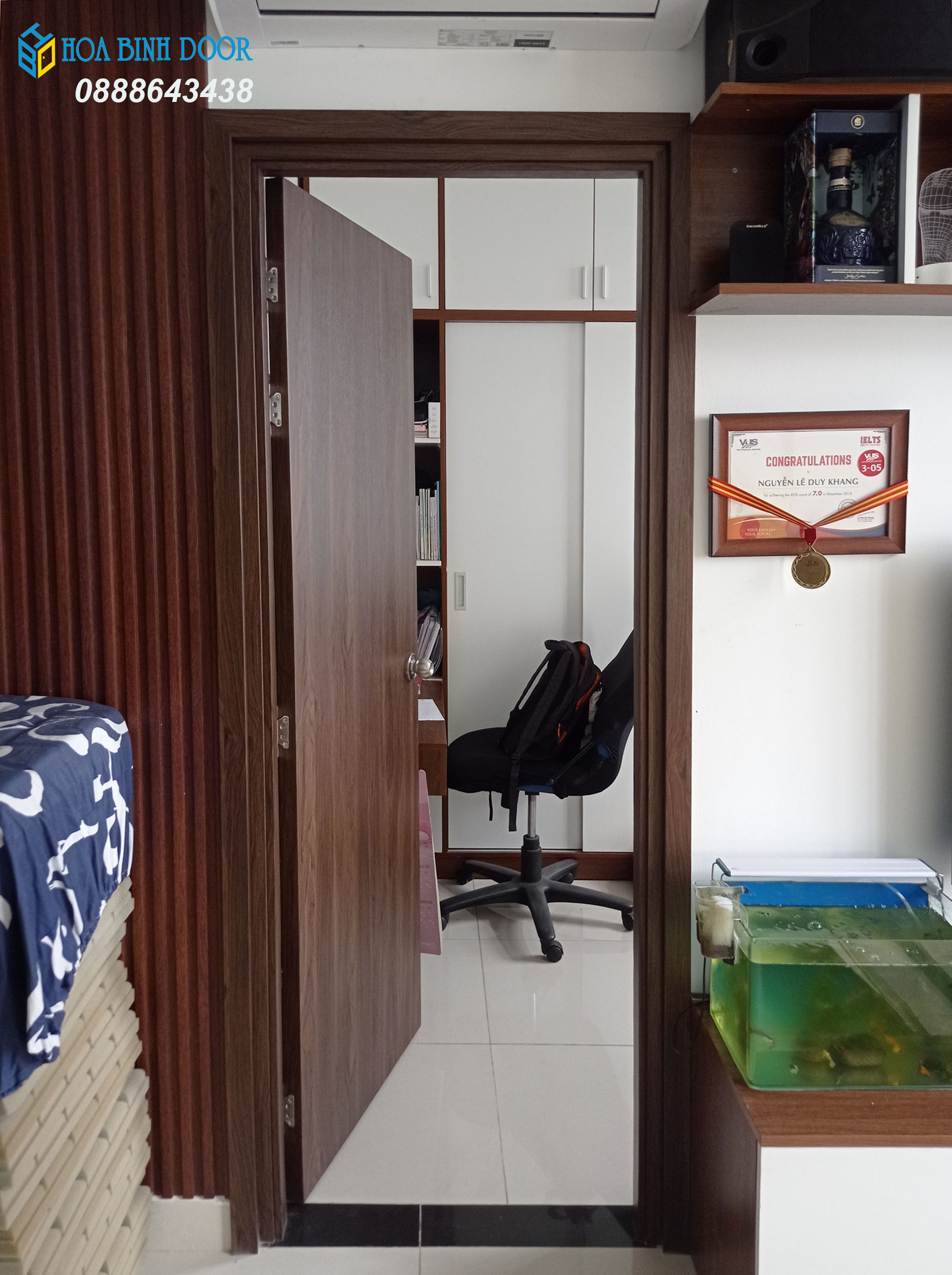 Cửa nhựa composite tại Hậu Giang - Cửa chống nước 100%