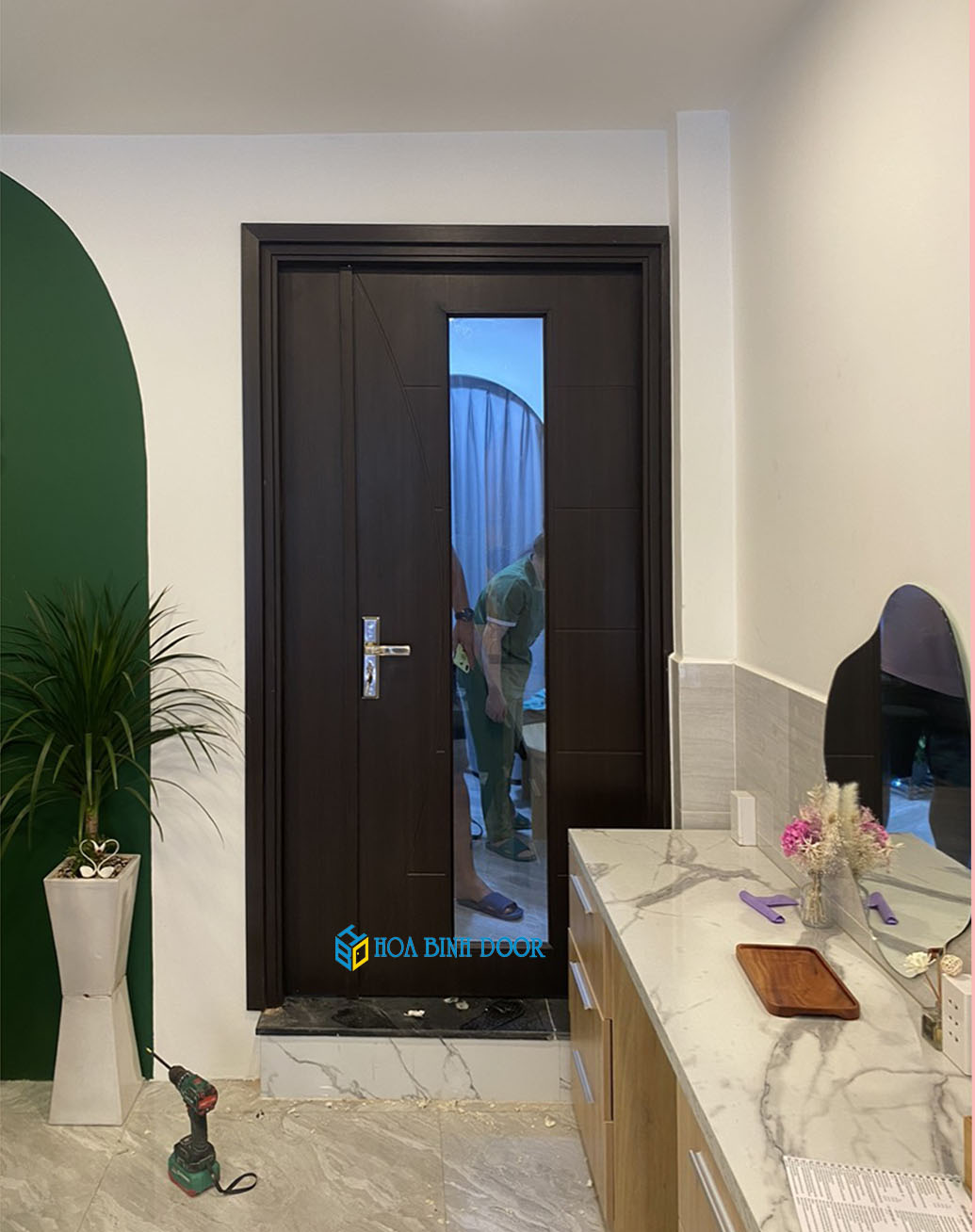 Cửa nhựa composite tại Hậu Giang - Cửa chống nước 100%