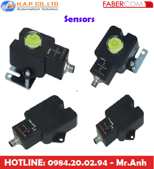 cảm biến độ dóc Fabercom tại việt nam, cảm biến fabercom