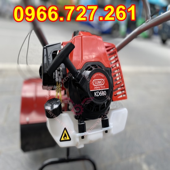 Máy làm cỏ lúa, sục bùn 2 hàng