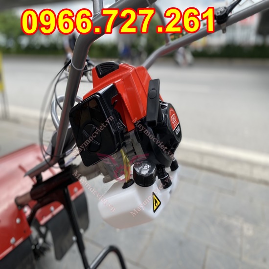 Máy làm cỏ lúa, sục bùn 2 hàng