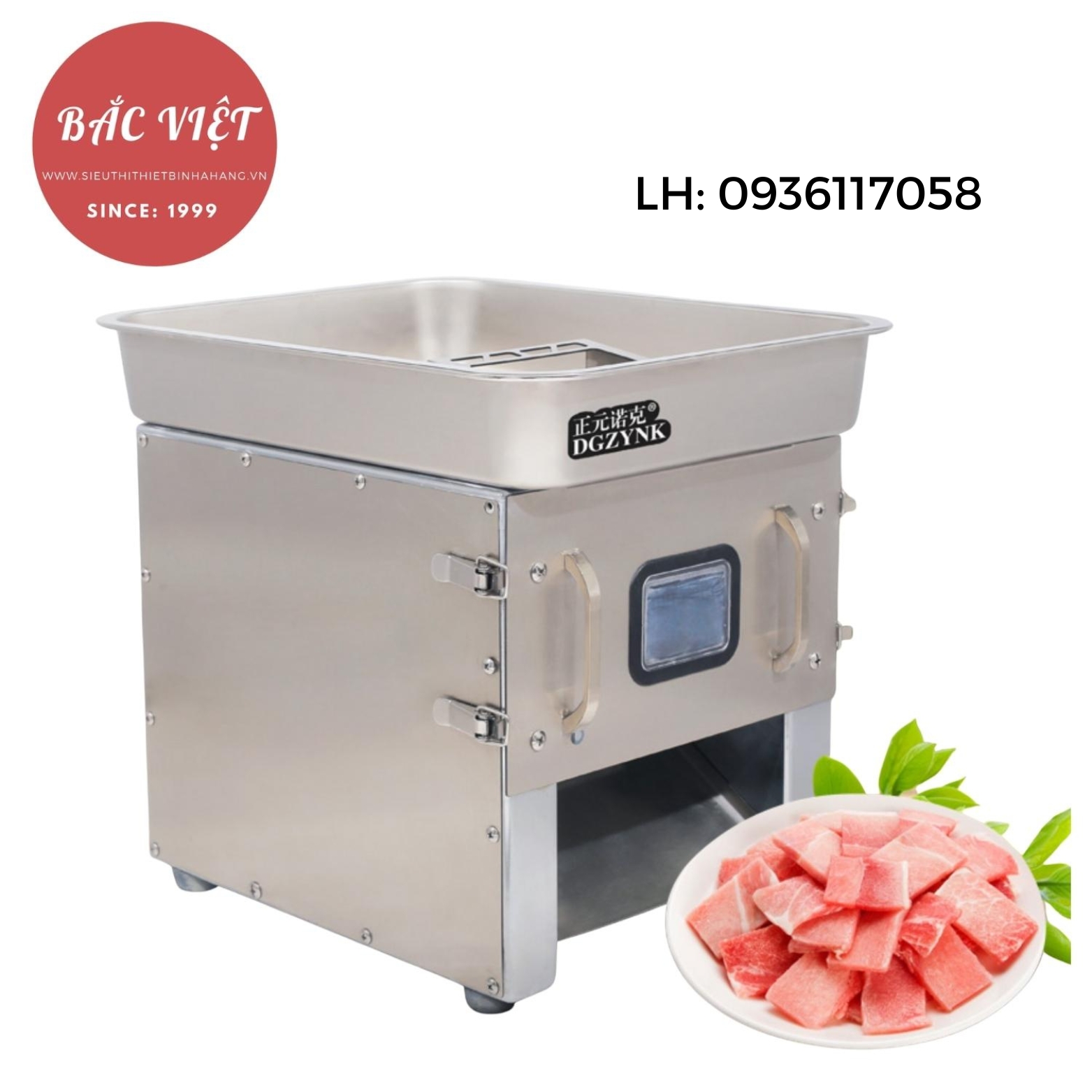 Máy thái thịt tươi sống mini nhanh chóng tiện lợi
