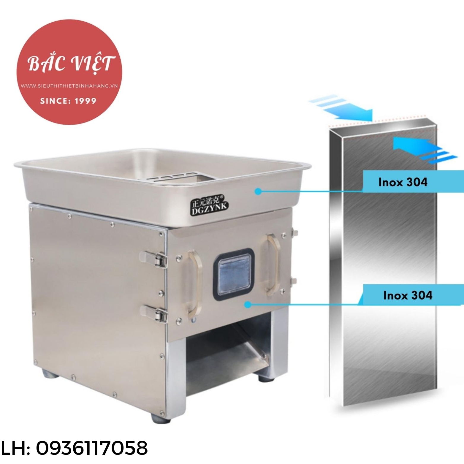 Máy thái thịt tươi sống mini nhanh chóng tiện lợi