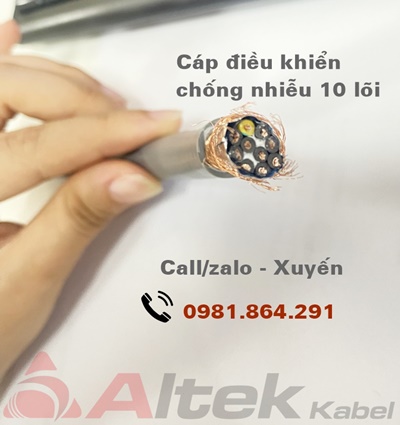 Dây cáp điều khiển 10x0.5,10x0.75,10x1.0,10x1.5mm2 Altek Kabel