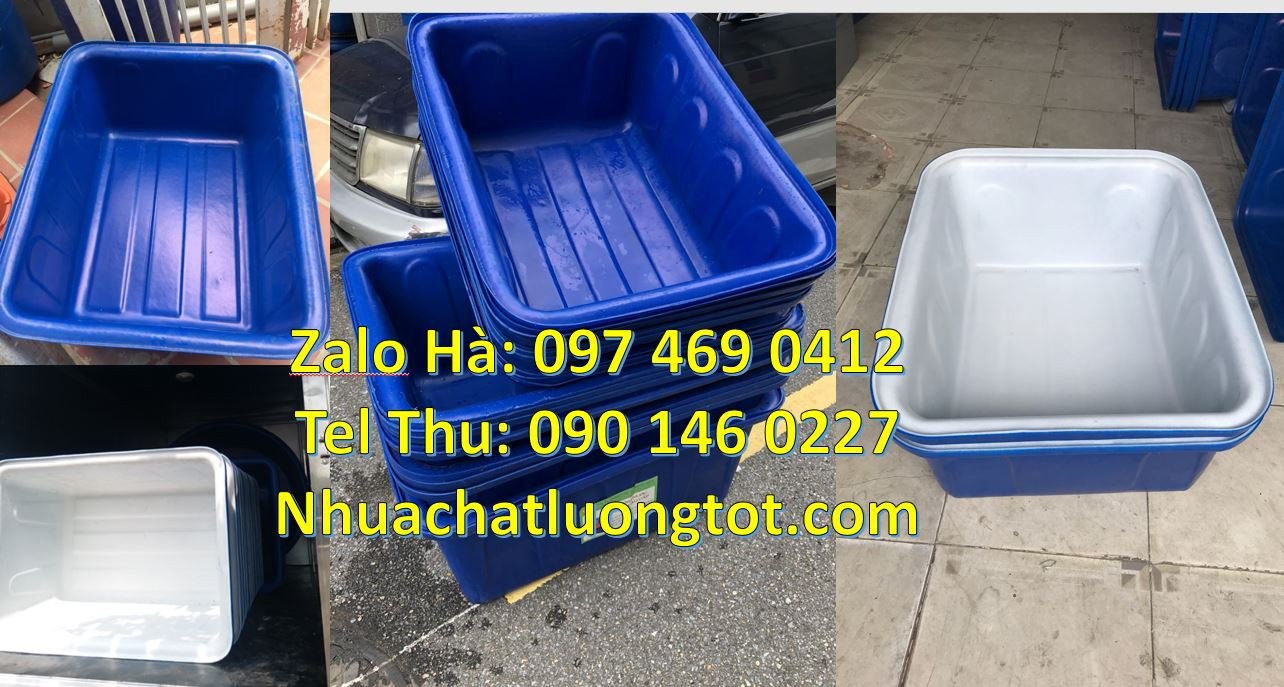 Bán sĩ lẻ thùng nhựa tròn 2000l,thùng nhựa hình chữ nhật 1200l màu xan