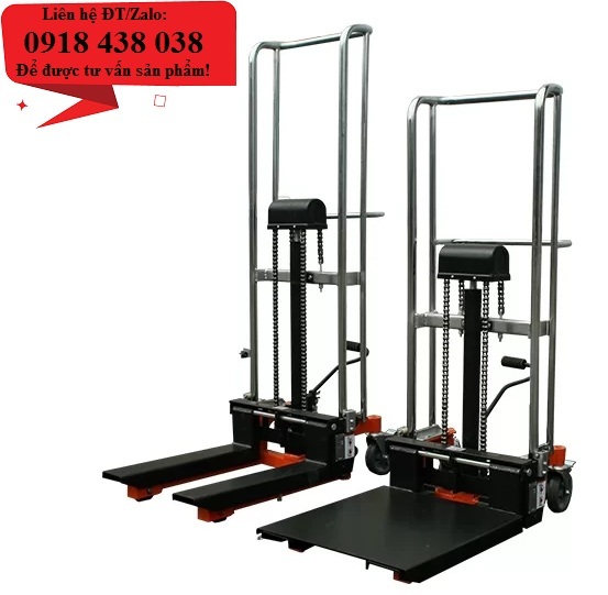 Xe nâng tay có phanh - không phanh hàng sẵn giao ngay