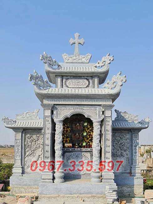 199+ Mẫu mộ đá xanh nguyên khối, mộ công giáo đẹp nhất