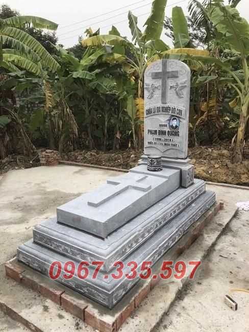 199+ Mẫu mộ đá xanh nguyên khối, mộ công giáo đẹp nhất