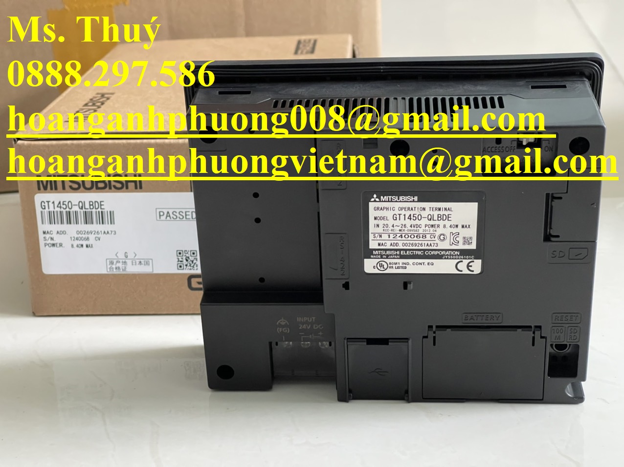 Toàn quốc - Màn hình Mitsubishi GT1450-BH 12 tháng