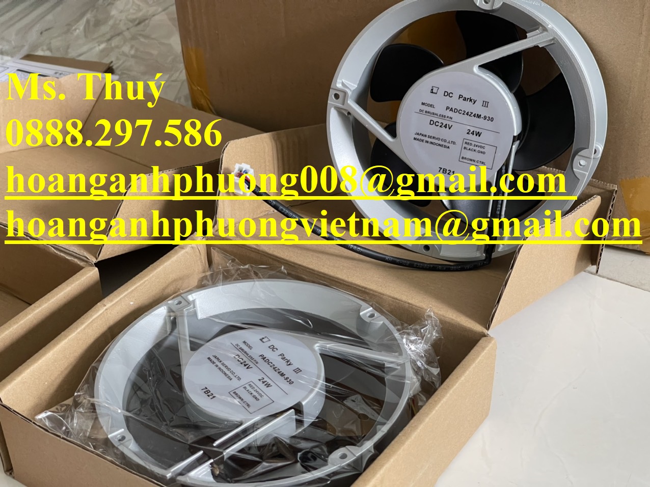 Quạt hút Nidec PADC24ZM-930 - DC24V 24W - Giá tốt