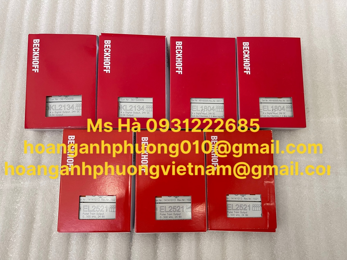 Nhập khẩu dòng Beckhoff KL2134 - Công Ty Hoàng Anh Phương