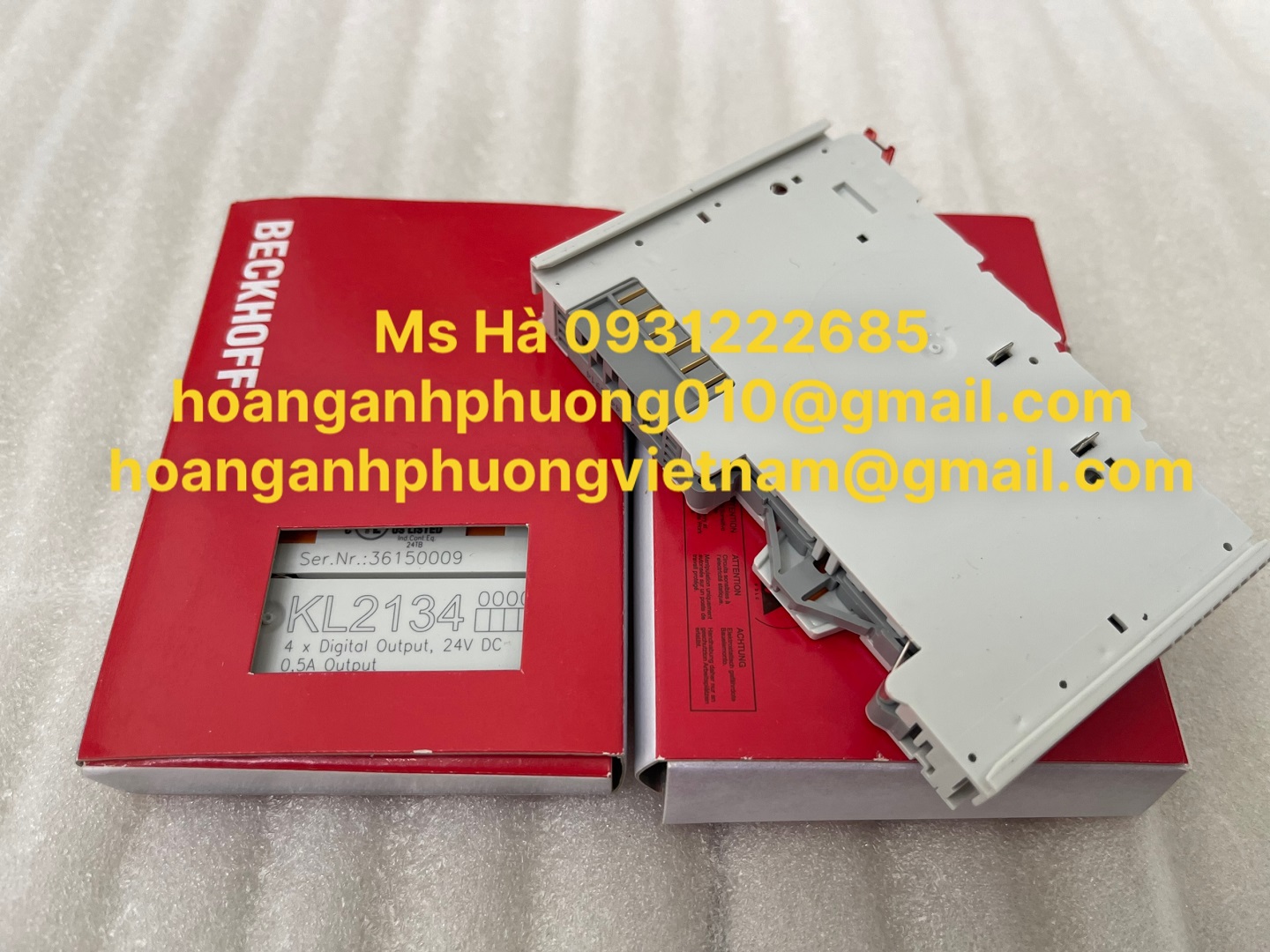Nhập khẩu dòng Beckhoff KL2134 - Công Ty Hoàng Anh Phương