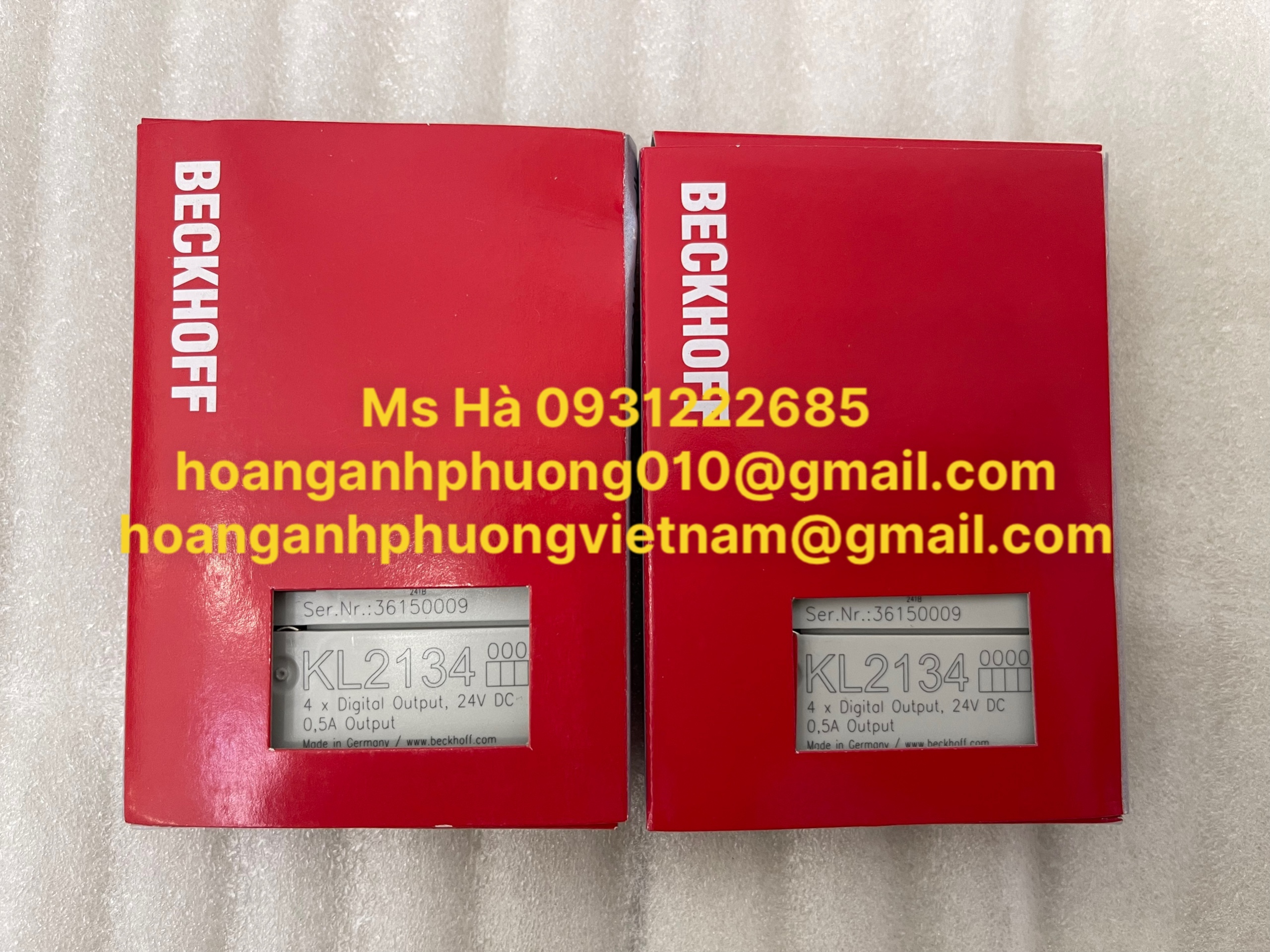 Nhập khẩu dòng Beckhoff KL2134 - Công Ty Hoàng Anh Phương