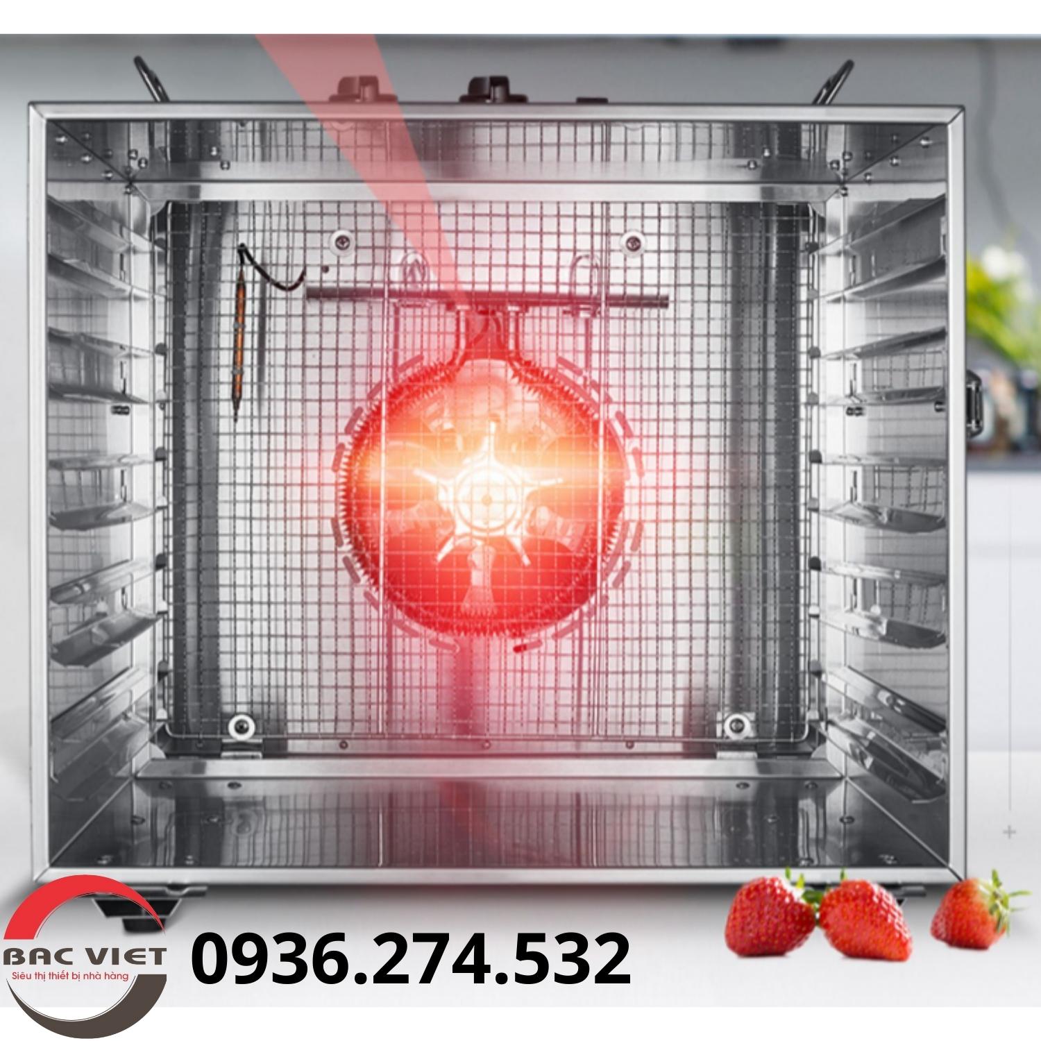 Tủ sấy đa năng 10 khay: sấy thực phẩm, hoa quả, rau củ, dược liệu...