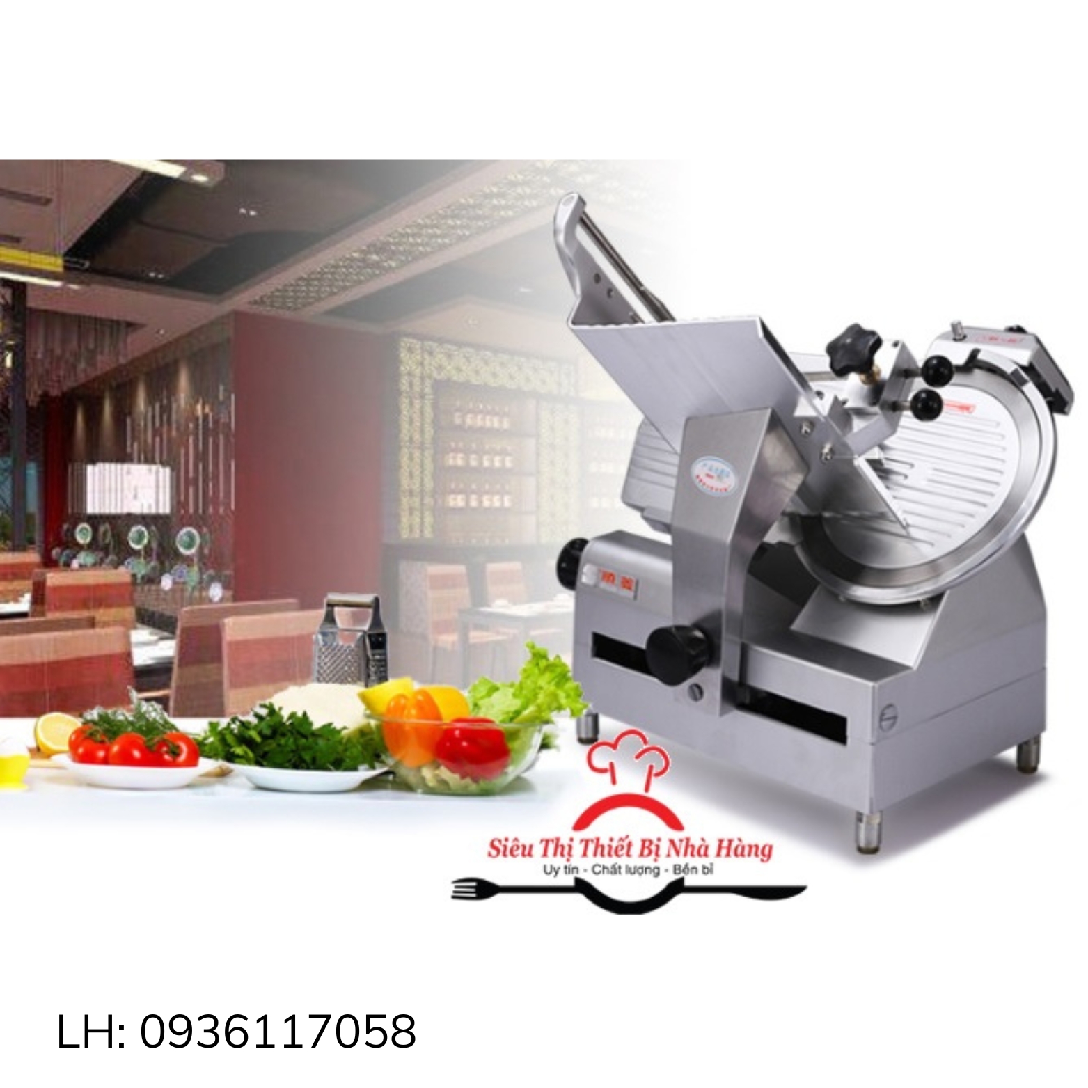 Máy thái thịt chín, thịt đông lạnh tự động SL300E