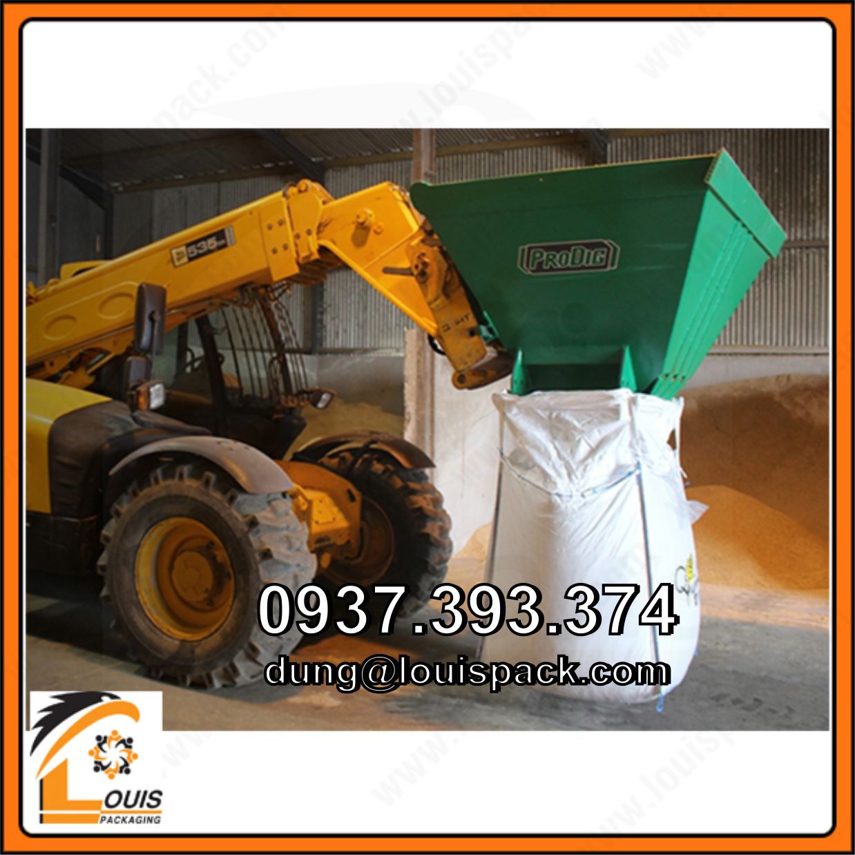 Bao Jumbo đựng viên nén, mùn cưa 500kg..