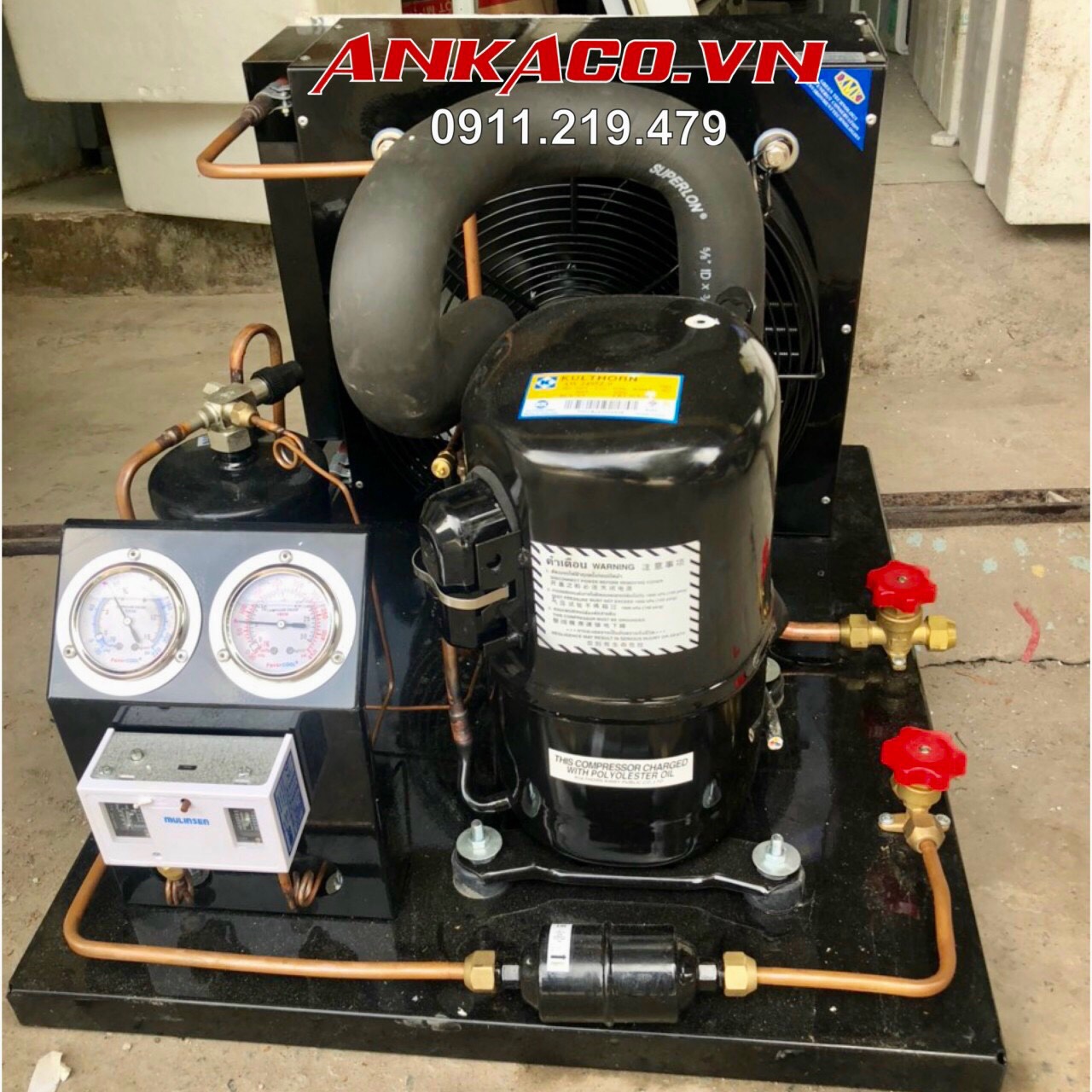 LÊN CỤM MÁY NÉN KULTHORN 3.06HP AW5538E-9 cho khách