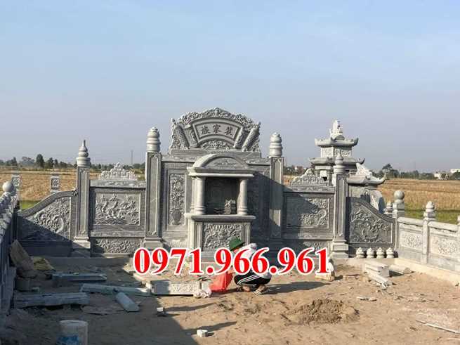 mẫu khu lăng mộ đá đơn giản đẹp bán thừa thiên huế - đá xanh rêu