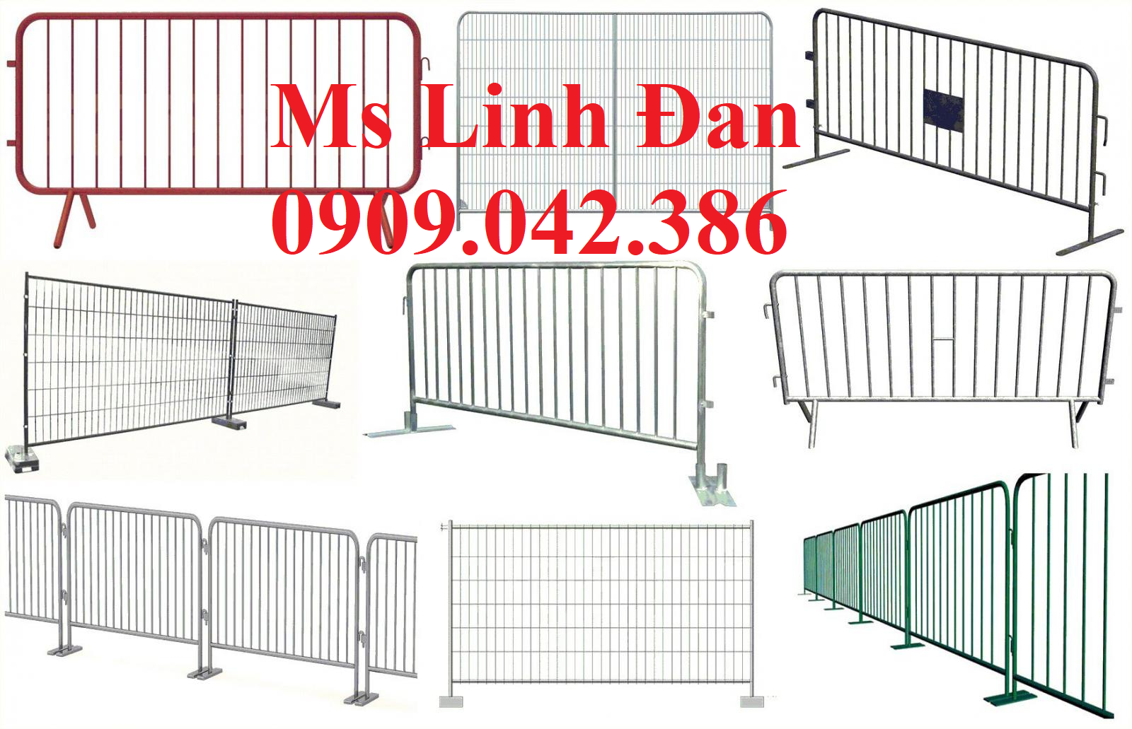 chuyên sản xuất và lắp đặt cac loại hàng rào di động