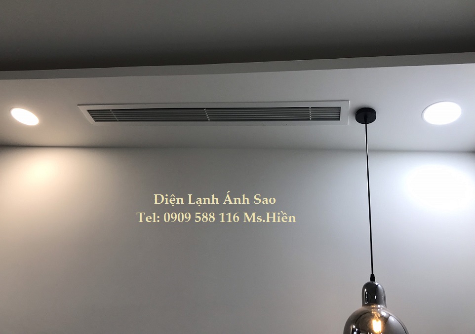 Lắp đặt máy lạnh giấu trần daikin cho nhà phố tại quận 5
