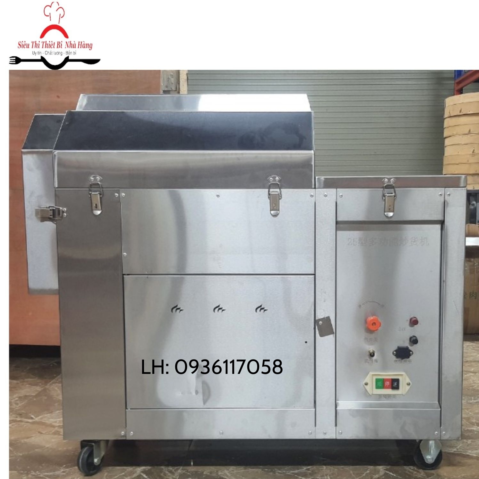 Máy rang hạt nông sản inox cao cấp, chính hãng BẮC VIỆT