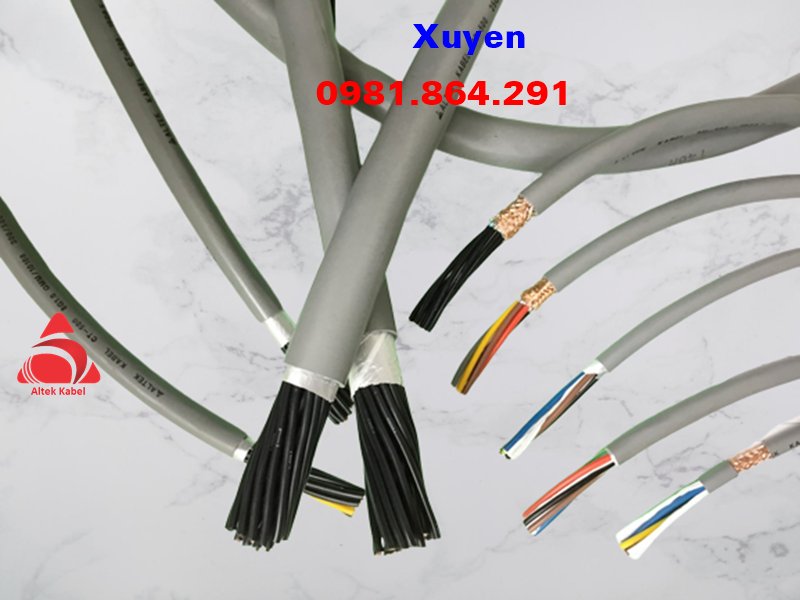 Cáp điều khiển bọc kim chống nhiễu sẵn kho, giá tốt
