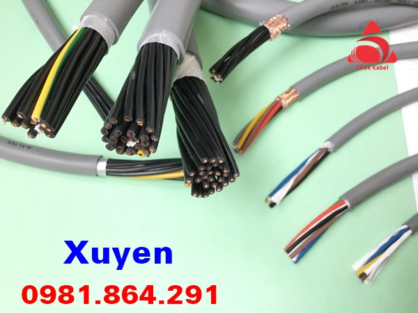 Cáp điều khiển bọc kim chống nhiễu sẵn kho, giá tốt