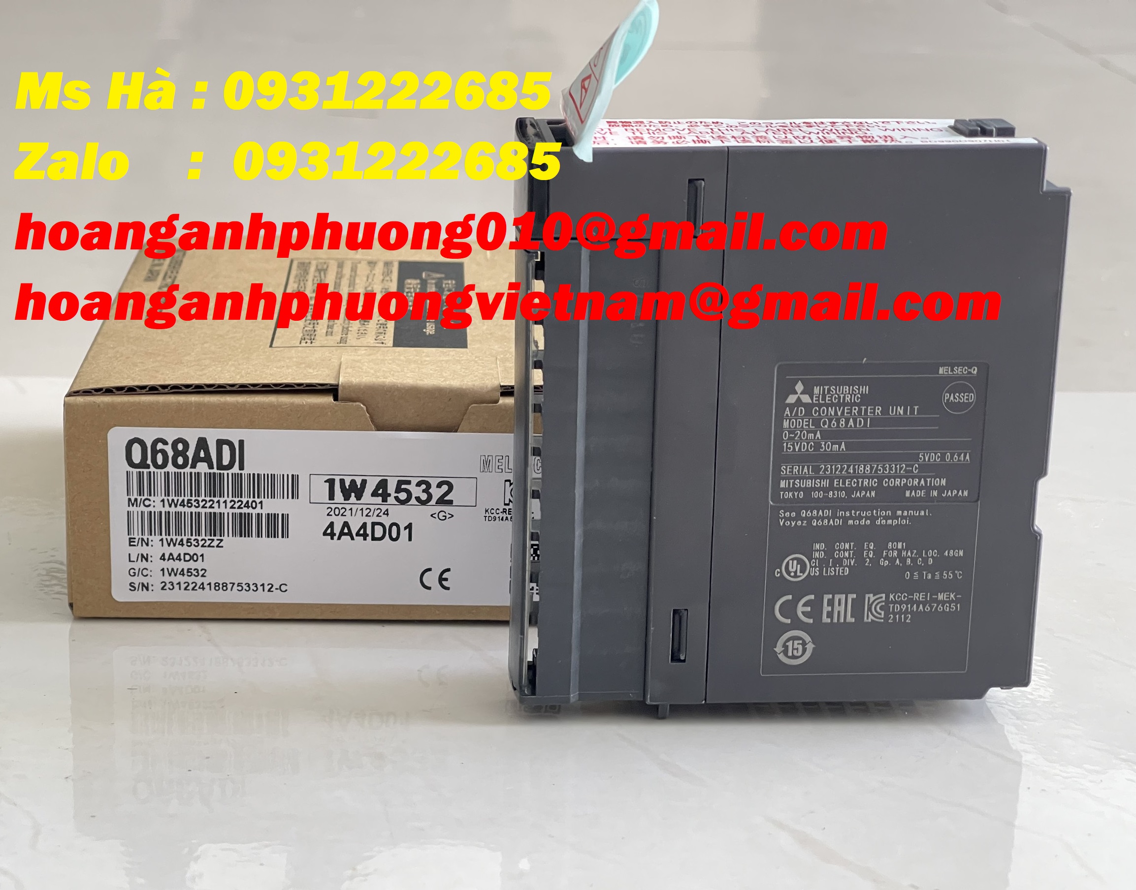 Module Q nhập mới dòng mitsubishi Q68ADI - Bình Dương
