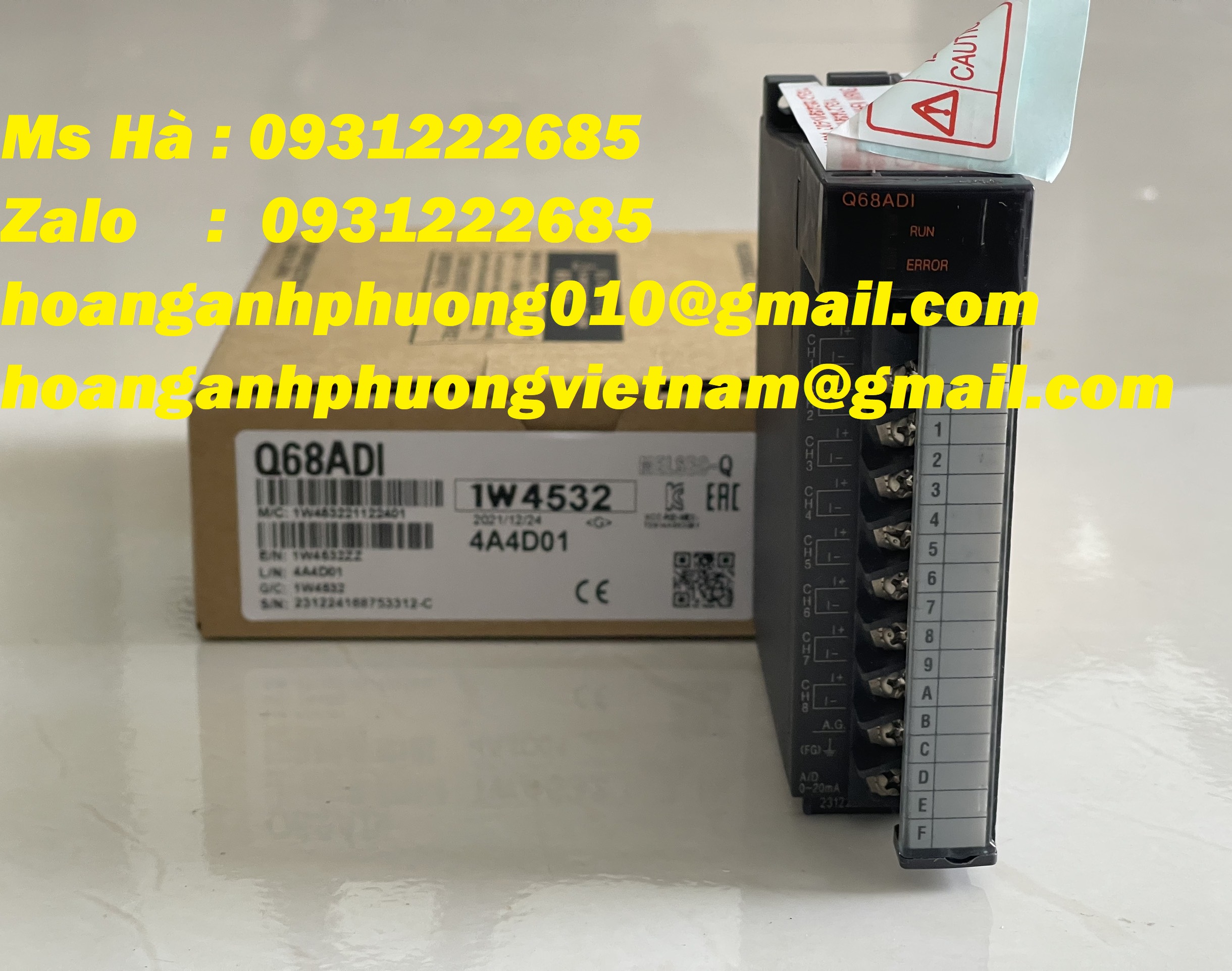 Module Q nhập mới dòng mitsubishi Q68ADI - Bình Dương