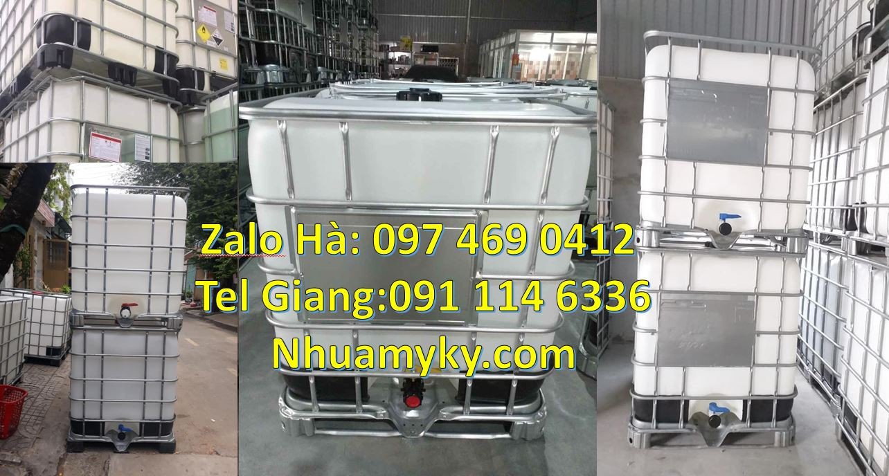 Bán thùng nhựa ibc khung thép đựng hóa chất,thùng nhựa ibc đựng nước s