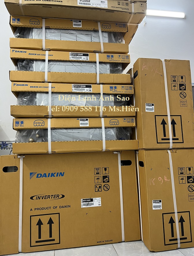 Máy lạnh âm trần Daikin FCFC - Một chiều lạnh - Inverter Gas R32