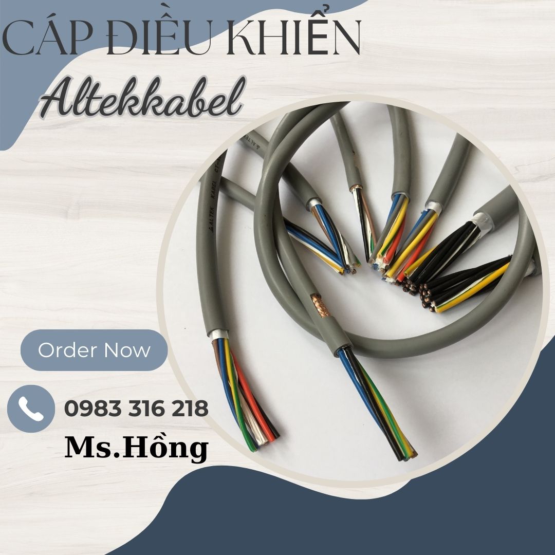 Cáp điều khiển 7Gx1.5 Altekkabel tiêu chuẩn Đức