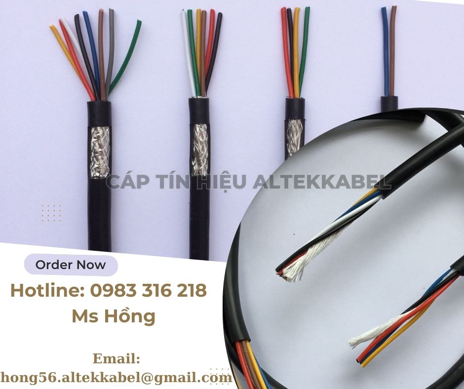 Cáp tín hiệu chống nhiễu hãng Altekkabel