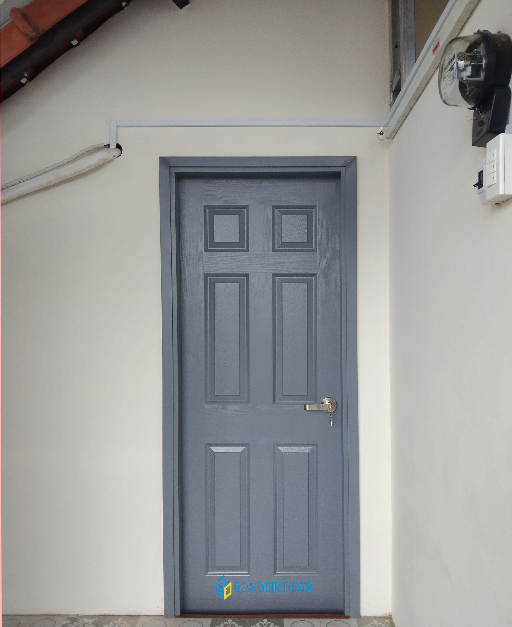 Cửa gỗ công nghiệp HDF tại Đak Lak-  Cửa phòng ngủ
