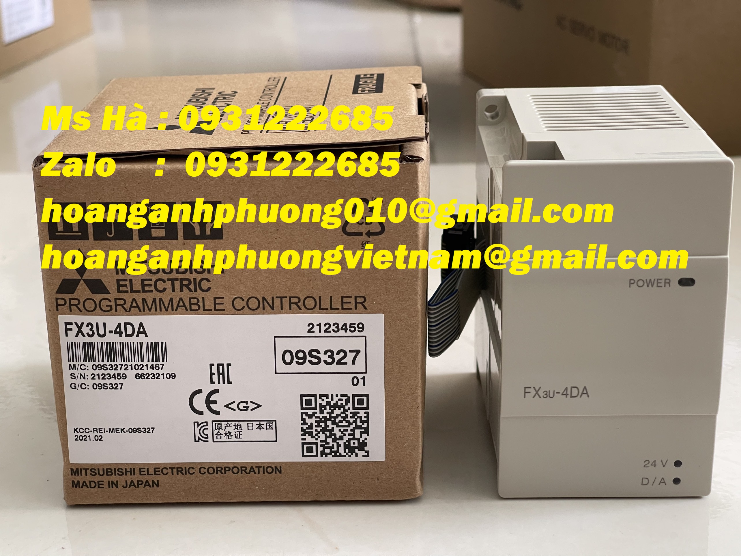 Giá cạnh tranh dòng Mitsubishi FX3U-4DA - Công Ty Hoàng Anh Phương