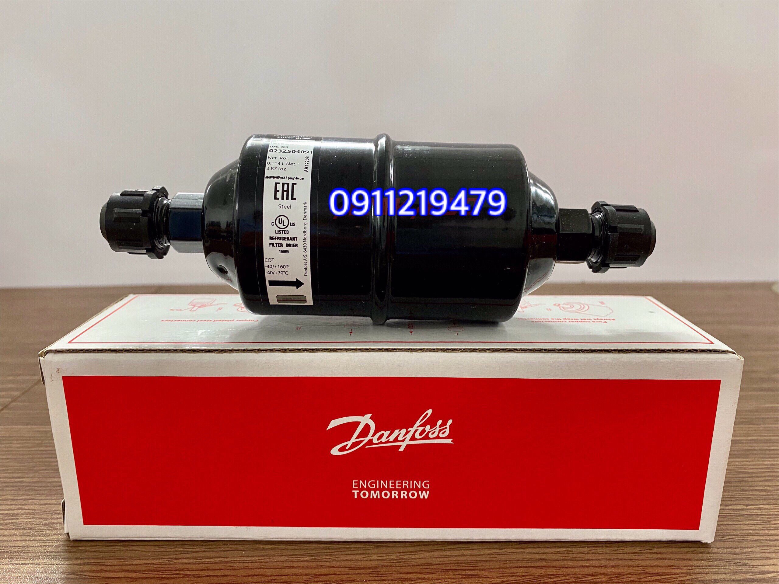 hàng có sẵn phin lọc Danfoss DML 083 tại Bình Tân