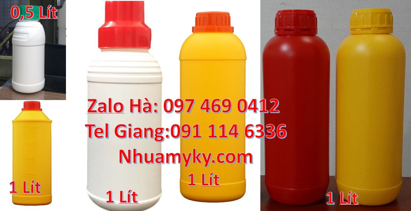 Bán chai nhựa cỡ lớn 1l nắp vặn,chai nhựa 1l vuông đựng dầu,mắm gia vị