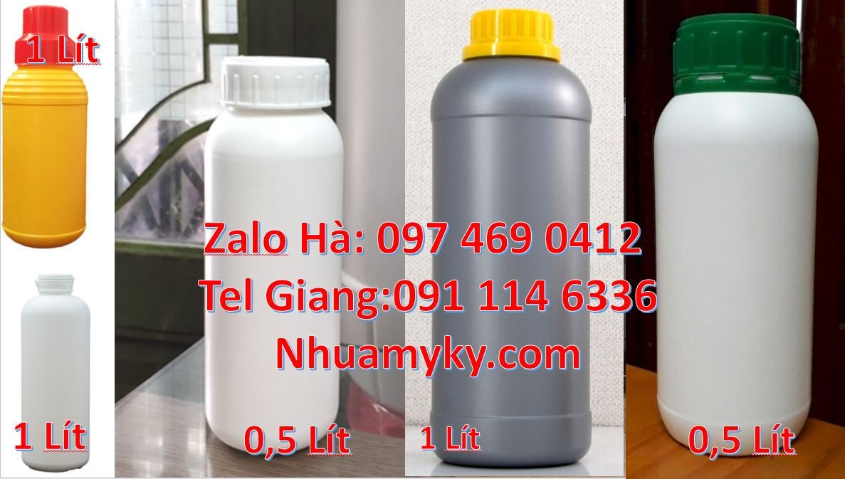 Bán chai nhựa cỡ lớn 1l nắp vặn,chai nhựa 1l vuông đựng dầu,mắm gia vị