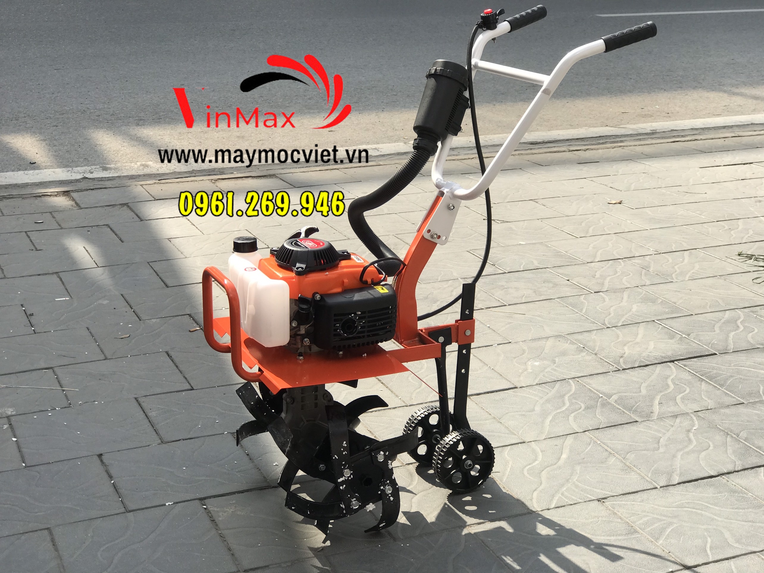 Máy vun luống ngô, xới đất mini, sạc cỏ Turbo TBT500 động cơ 4 thì