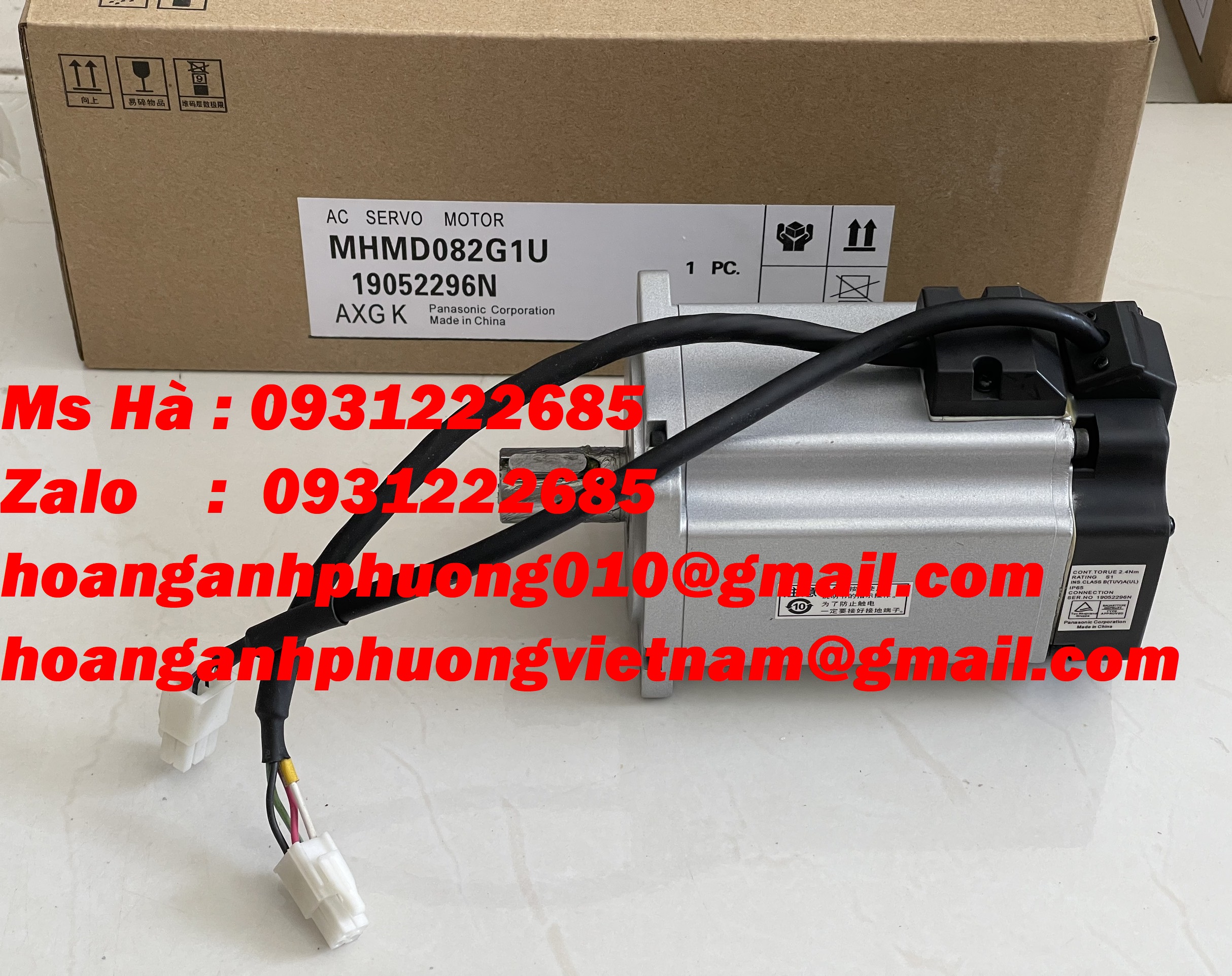 PANASONIC dòng động cơ servo 750W giá tốt MHMD082G1U