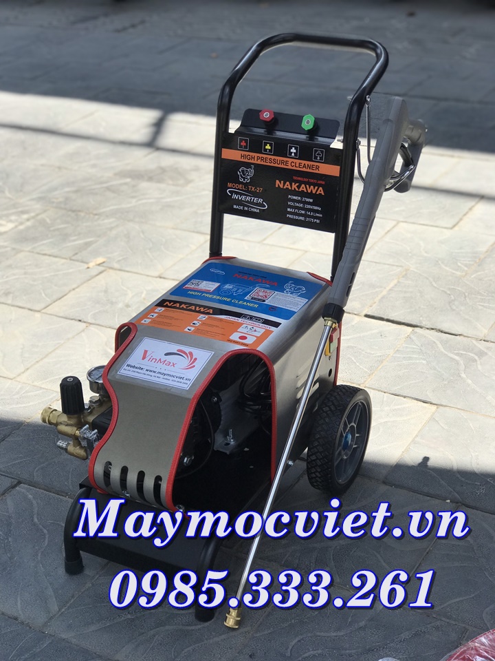 Máy rửa xe gia đình Vinmax công suất 2700W NAKAWA TX27