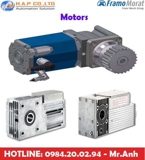 động cơ bánh răng Framo morat tại việt nam