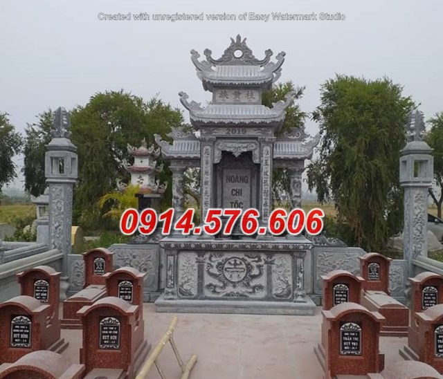 64 mẫu mộ đá một mái bán ninh bình cao cấp hiện đại
