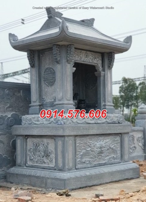 hà tĩnh bán lăng mộ đá một mái đá xanh tự nhiên nguyên khối