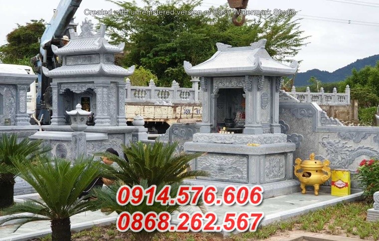 hà tĩnh bán lăng mộ đá một mái đá xanh tự nhiên nguyên khối