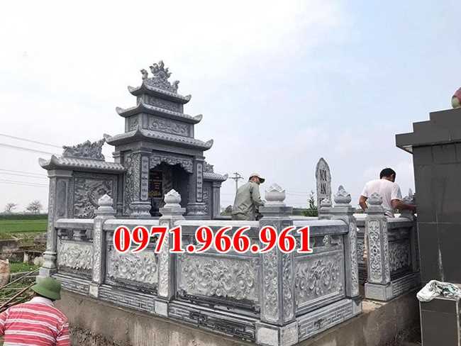 khu lăng mộ gia tộc dòng họ đá xanh đẹp bán đồng nai 3433