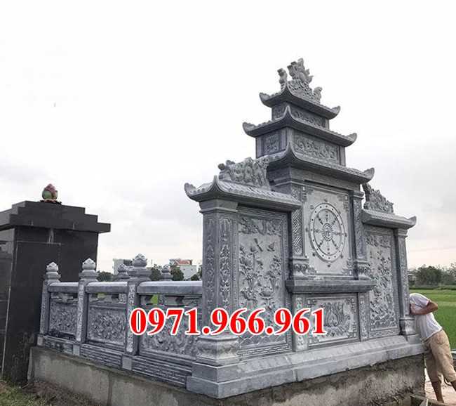 khu lăng mộ gia tộc dòng họ đá xanh đẹp bán đồng nai 3433