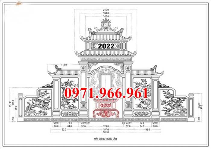 khu lăng mộ gia tộc dòng họ đá xanh đẹp bán đồng nai 3433