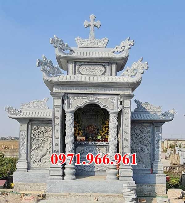 khu lăng mộ gia tộc dòng họ đá xanh đẹp bán đồng nai 3433