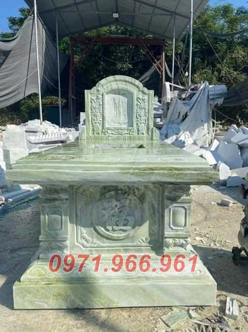 xây dựng - thiết kế mộ đá xanh cẩm thạch đẹp bán đồng tháp 898